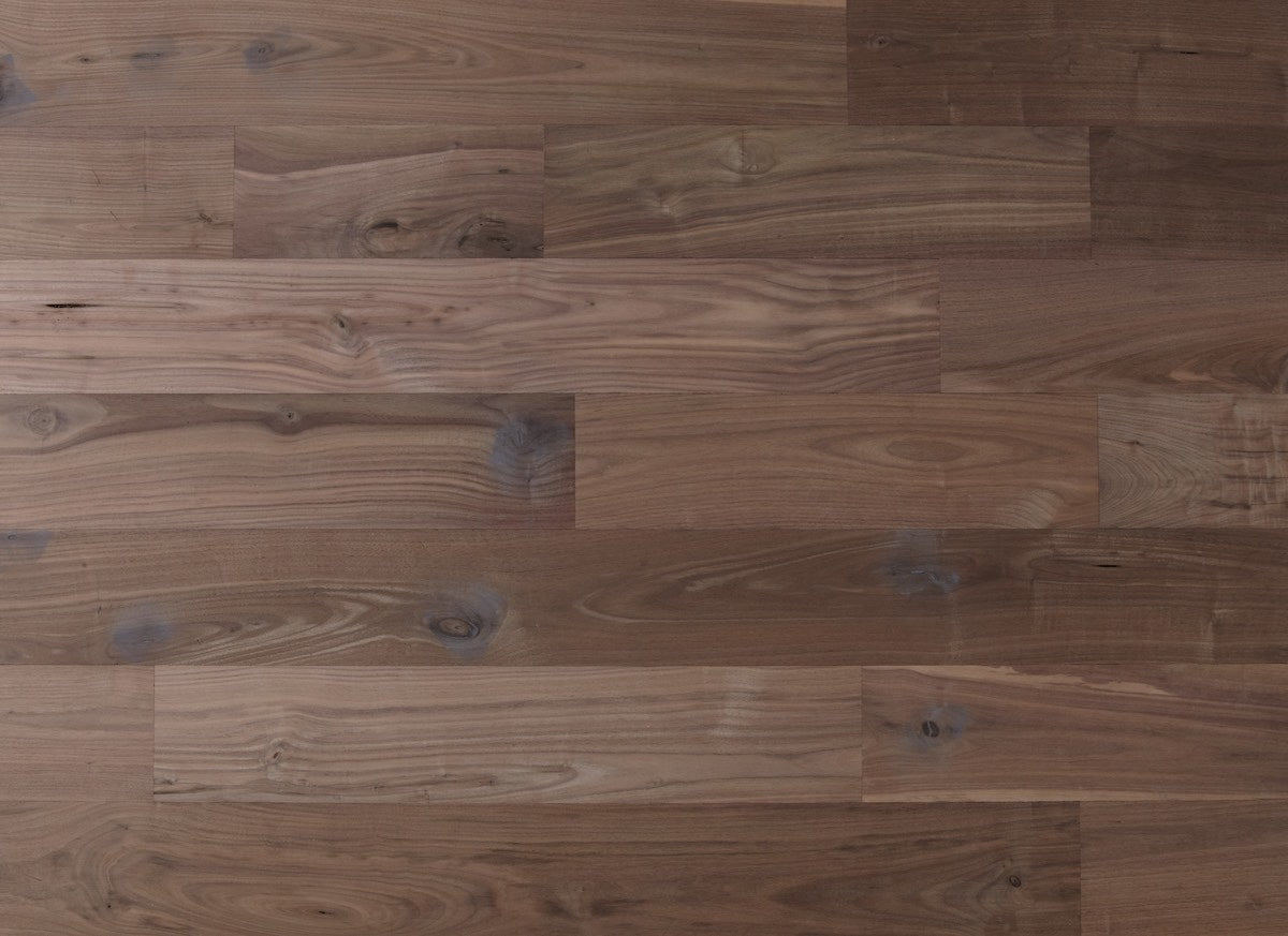 Close-up of a wooden floor with visible grain and texture