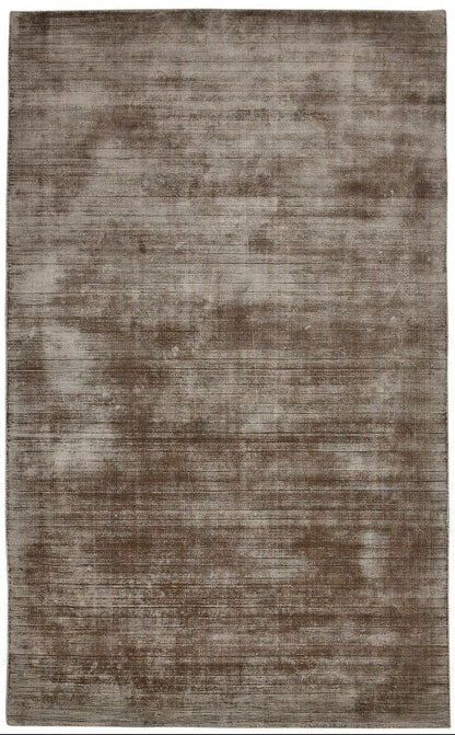 Rectangular area rug with a textured pattern on a white background