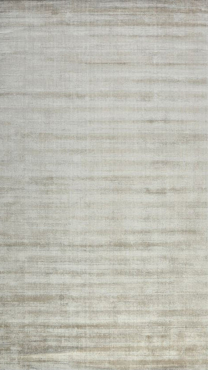 Rectangular rug with a striped pattern on a white background