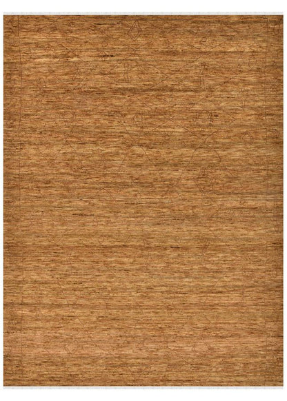 Brown textured rug on a white background