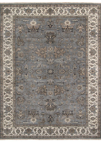 Decorative rug with intricate patterns on a plain background