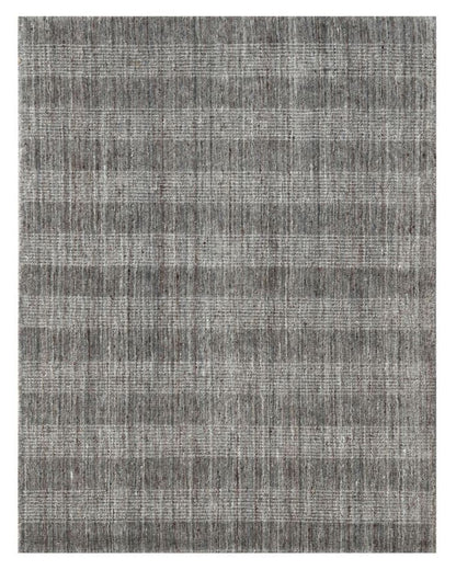 Gray textured rug on a white background