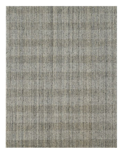 Textured gray rug on a white background
