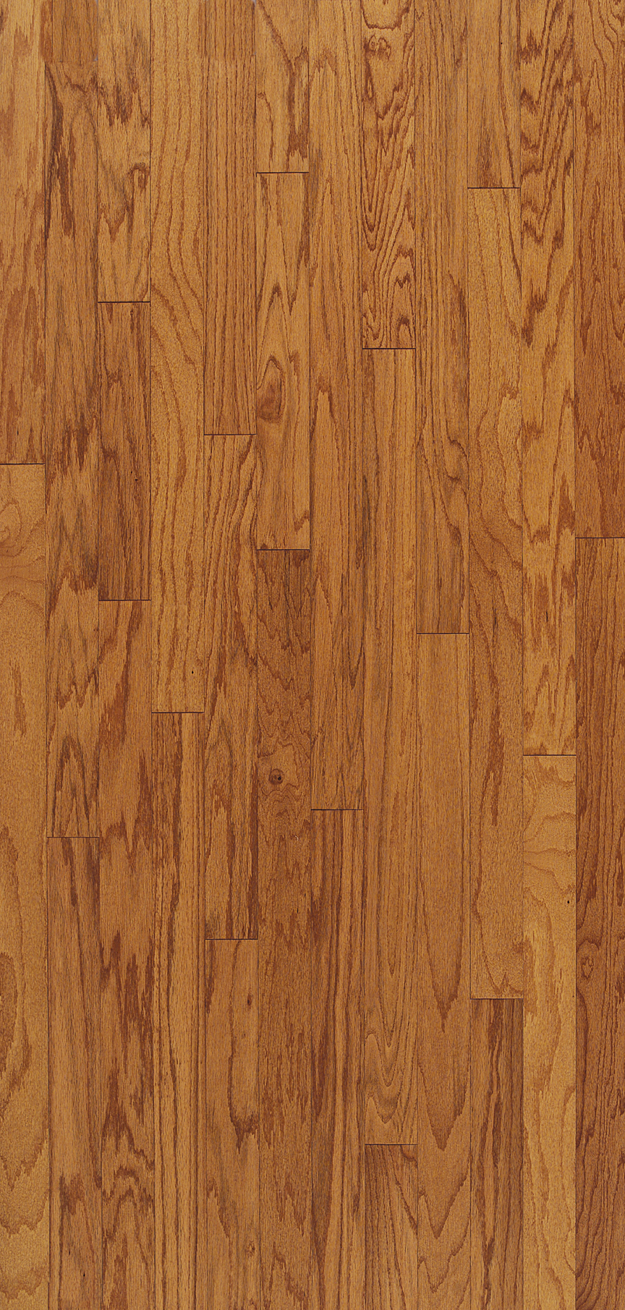 Close-up of a wooden floor with a warm brown color.