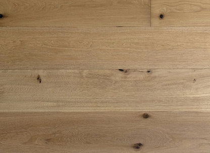 Close-up of a wooden floor with a natural finish