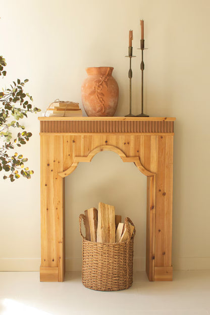 Natural Fir Wood Mantel