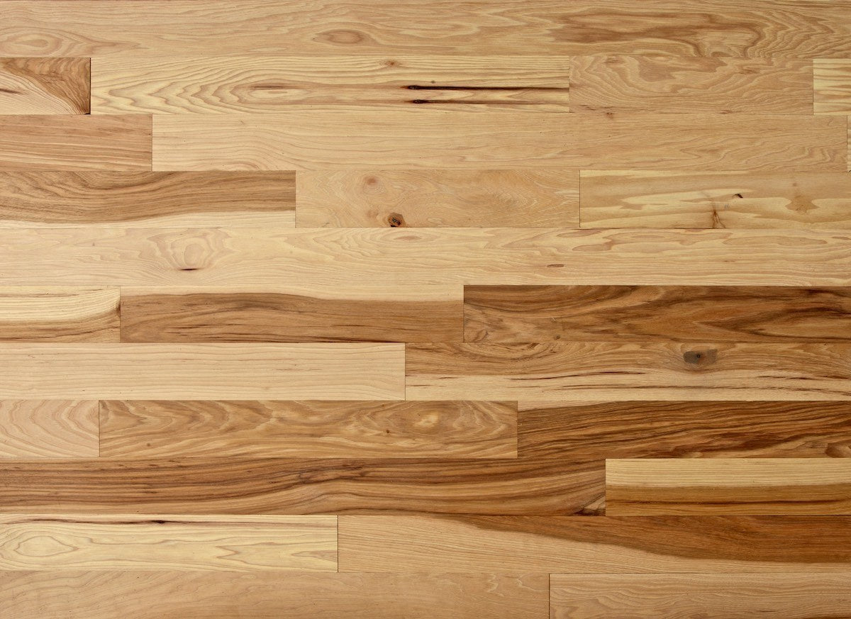 Wooden flooring with a natural finish