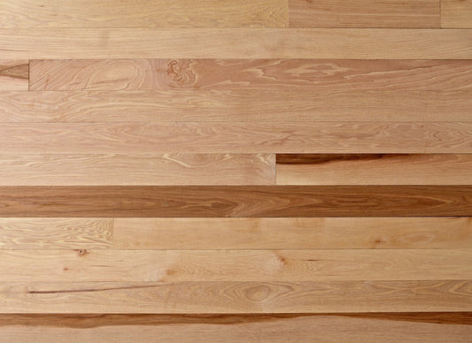 Close-up of a wooden floor with visible grain and texture