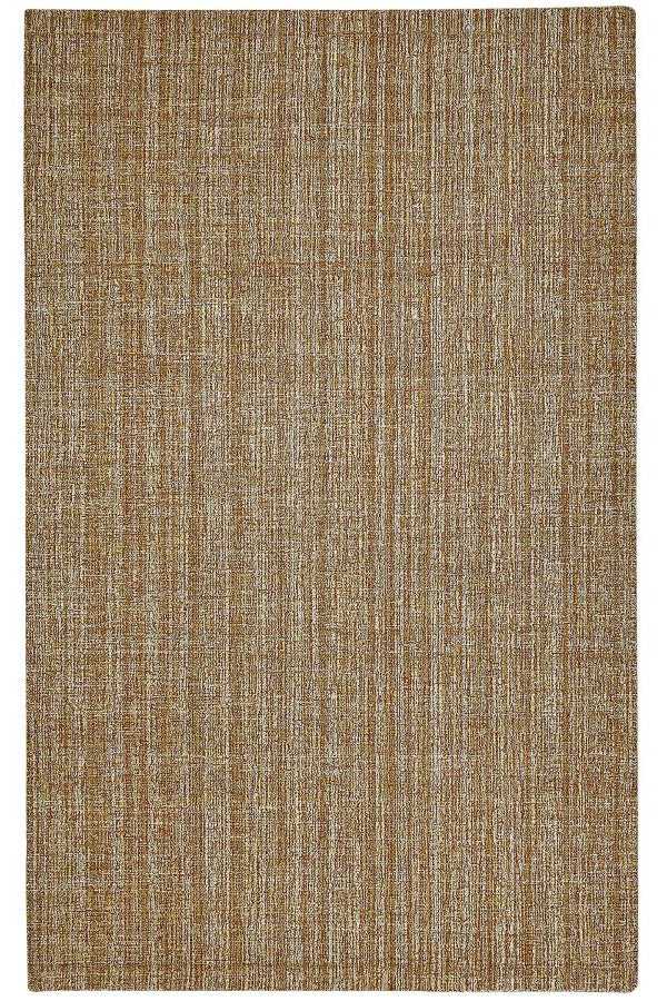 Textured brown area rug on a white background