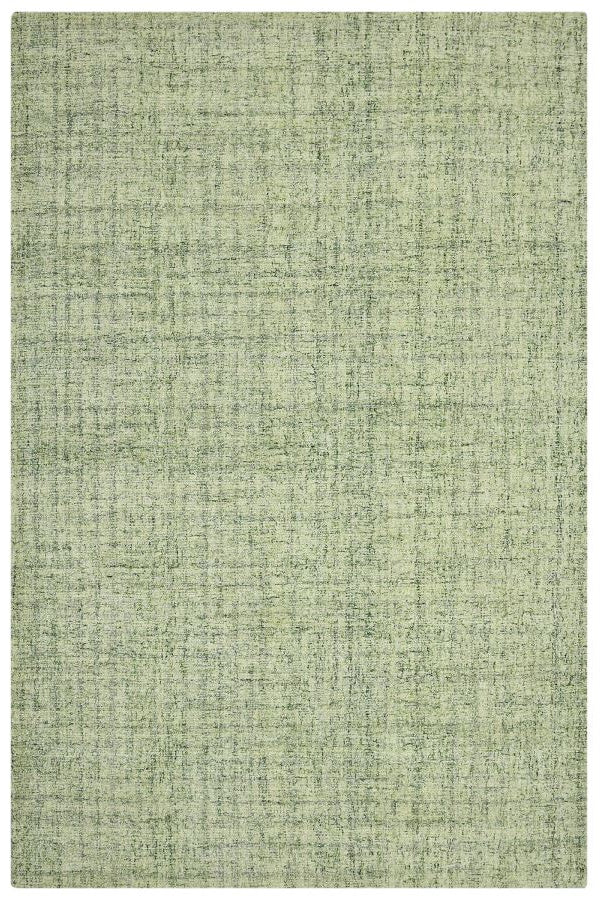 Green textured rug on a white background