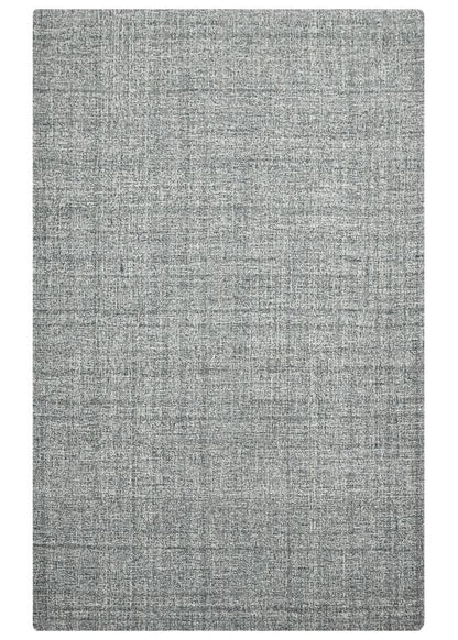 Gray textured rug on a white background
