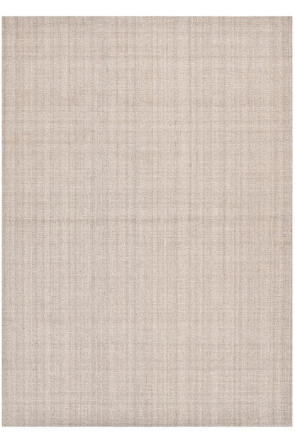 Beige textured rug on a white background