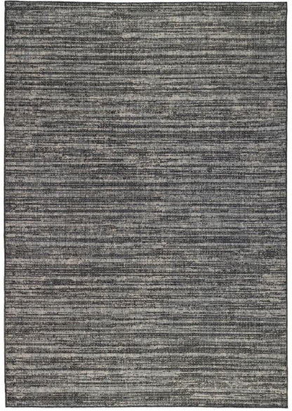Gray area rug on a white background