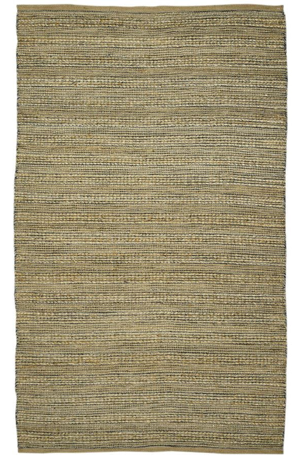 Textured green rug on a white background