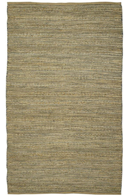 Textured green rug on a white background