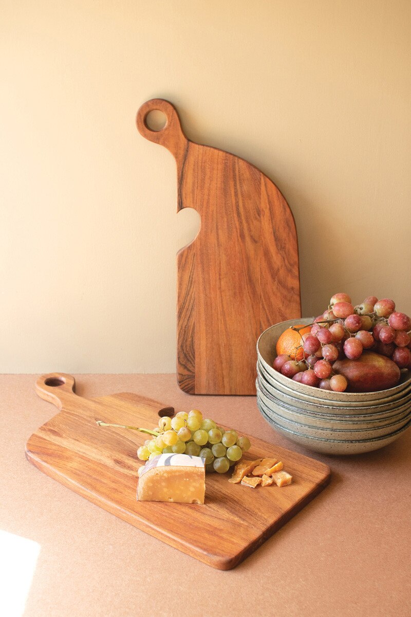 Wooden Serving Boards with Heart