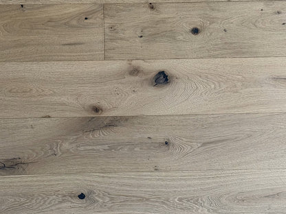Close-up of wooden flooring with a natural finish