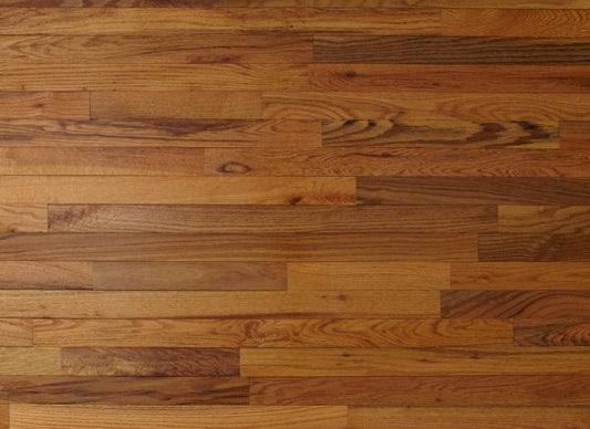 Close-up of a wooden floor with visible grain and texture