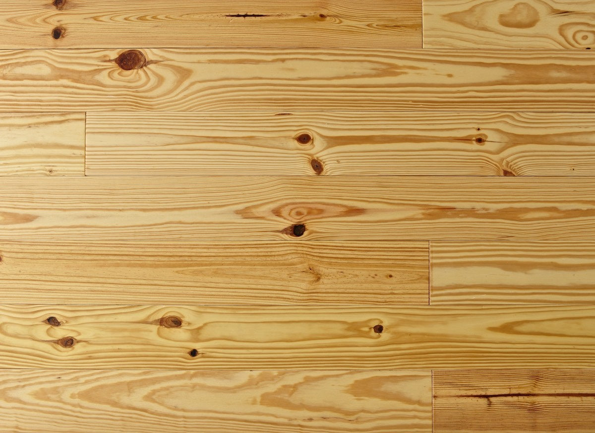 Close-up of a wooden floor with visible grain and texture