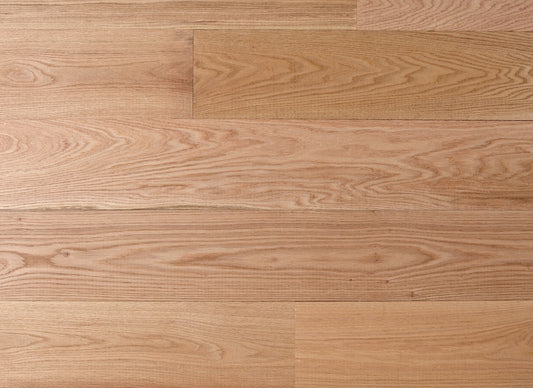 Close-up of wooden flooring with a natural finish