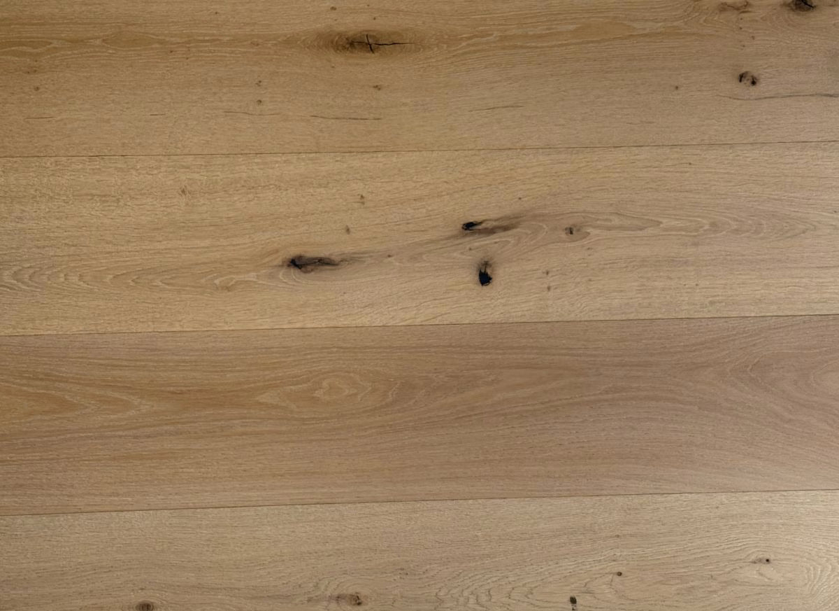 Close-up of a wooden surface with a natural finish