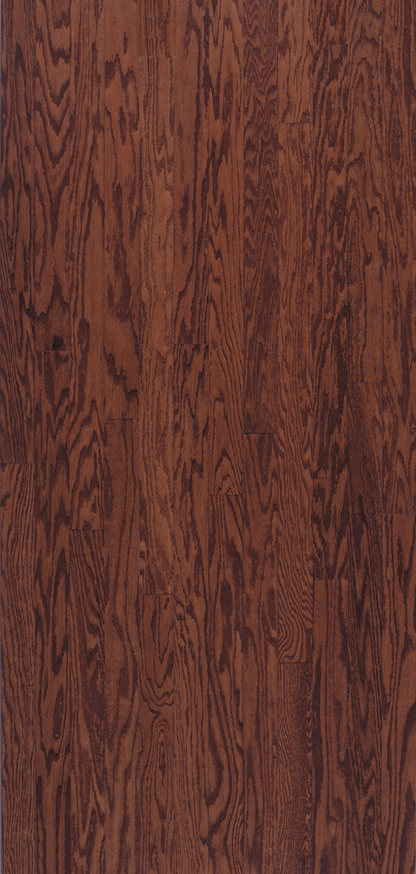 Close-up of a wooden surface with a rich brown color and visible grain pattern.
