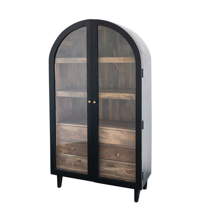 Mango Wood Arched Cabinet