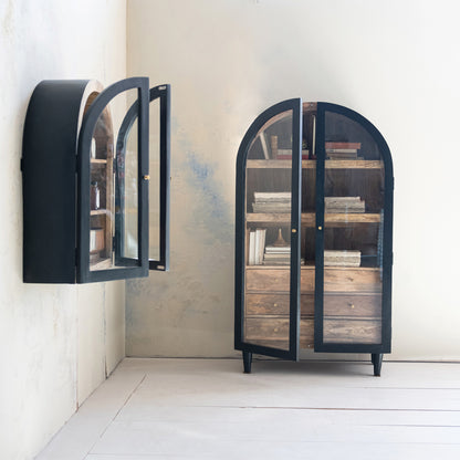 Mango Wood Arched Cabinet