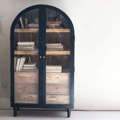 Mango Wood Arched Cabinet