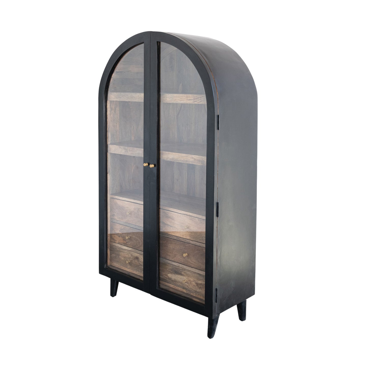 Mango Wood Arched Cabinet