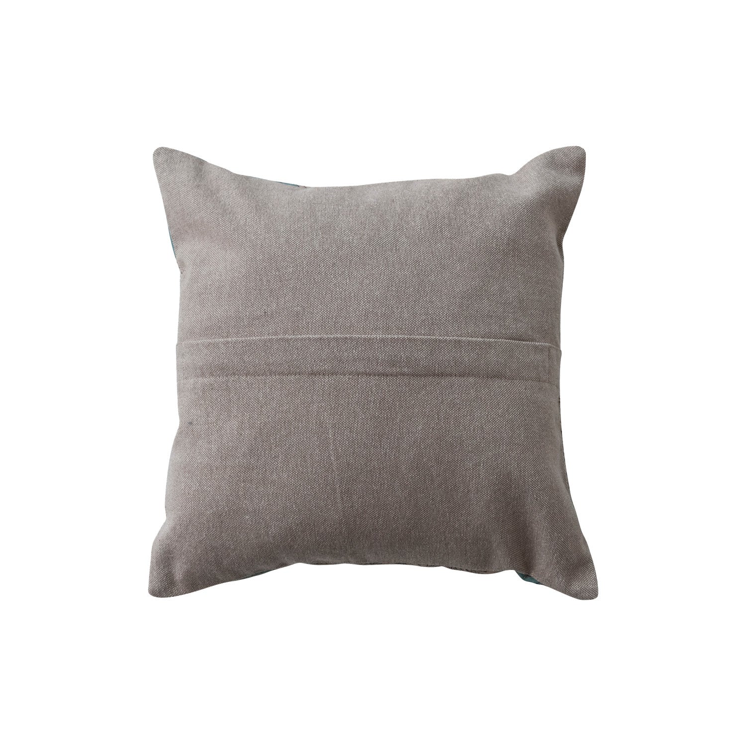 Gray pillow on a white background