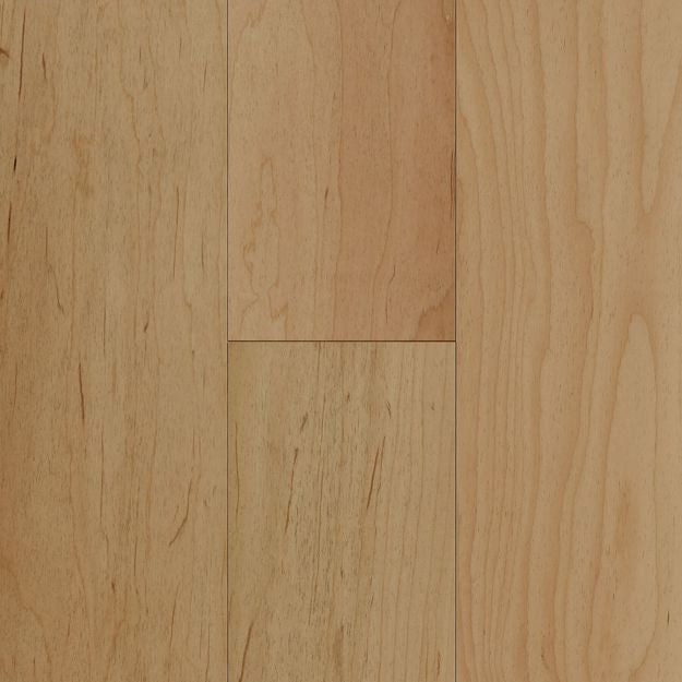 Close-up of wooden flooring with a clear finish